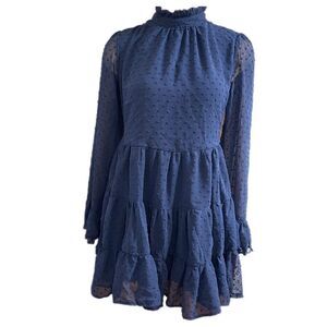 NWT Inthebeginning Navy Blue Dress Size Large New